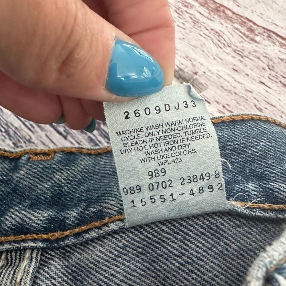 Vintage 90’s Levi’s 550 Relaxed Fit Tapered Leg High Rise Jeans - Picture 8 of 11